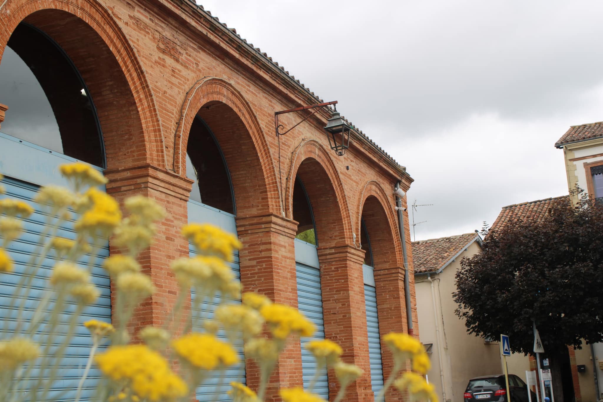 Covered market hall, L'Isle-en-Dodon Town Hall