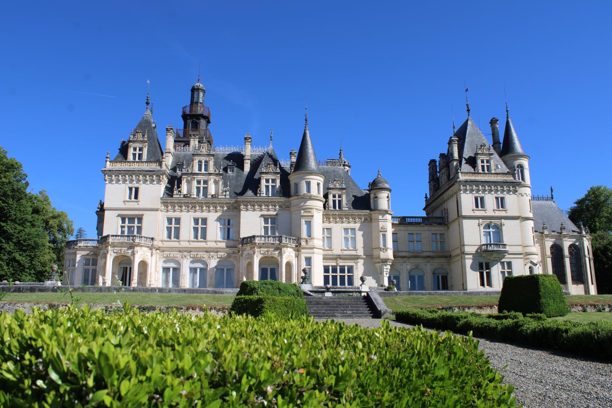 Comminges in the industrial era Valmirande Castle south facade