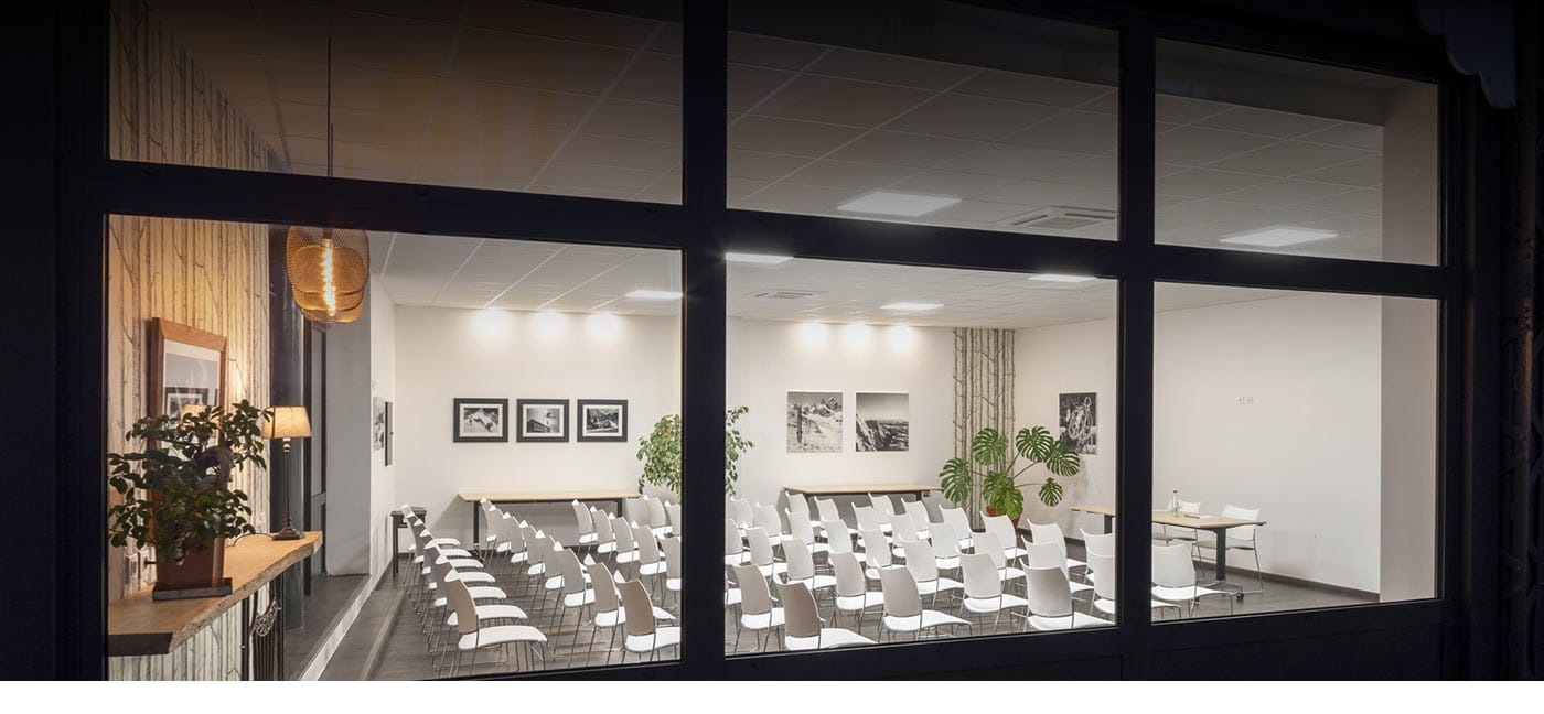 Salle de réunion pour séminaires et congrès