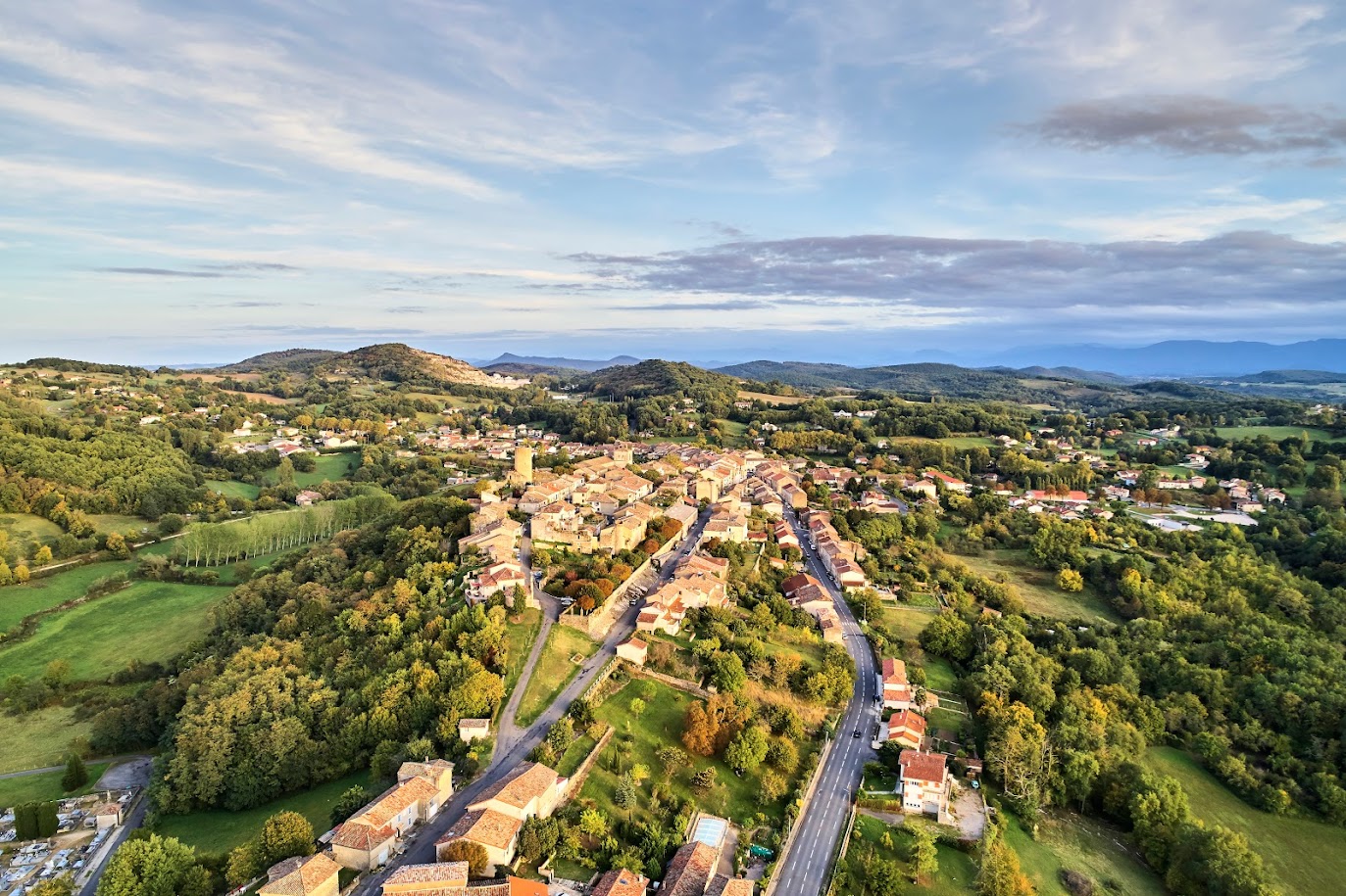 Breathtaking Aurignac from the sky