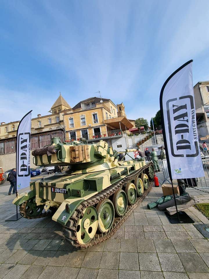 Día D Tanque militar Saint-Gaudens