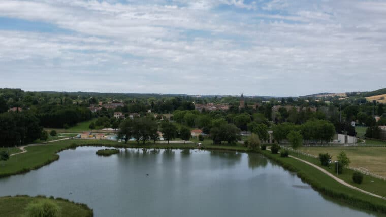L'Isle-en-Dodon Le Lac Station Verte