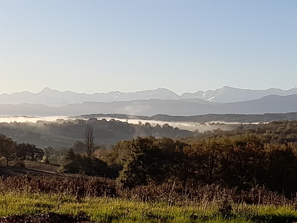 Vue sur le village de Montréjeau